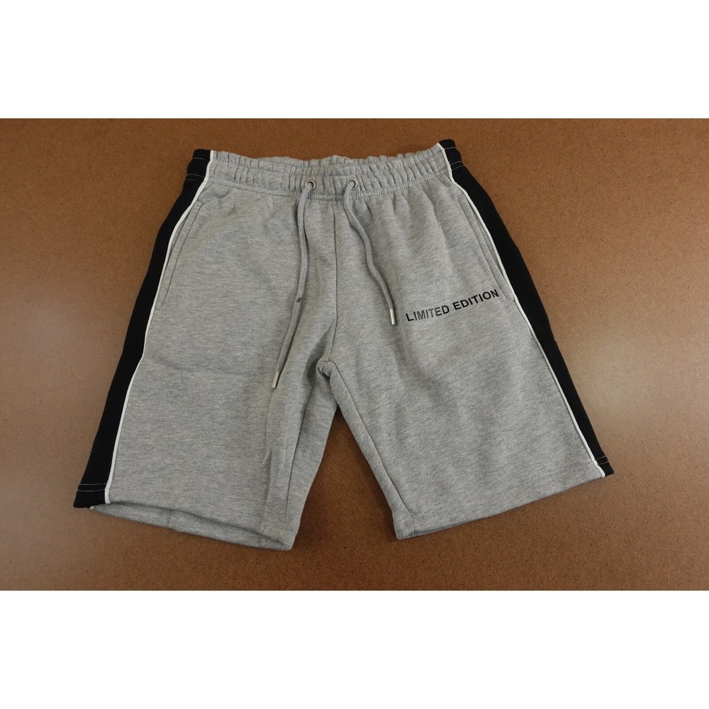 Boohoo MAN Sixe Small Heather Gray Limited Edition 8" Inseam Sweat Shorts New